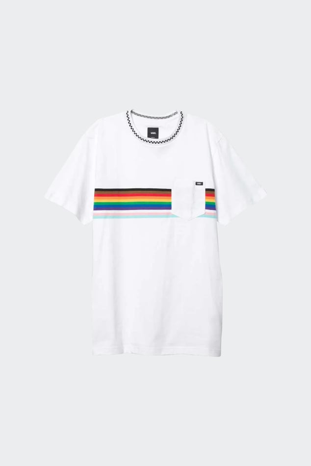 T shirt vans blanche sales