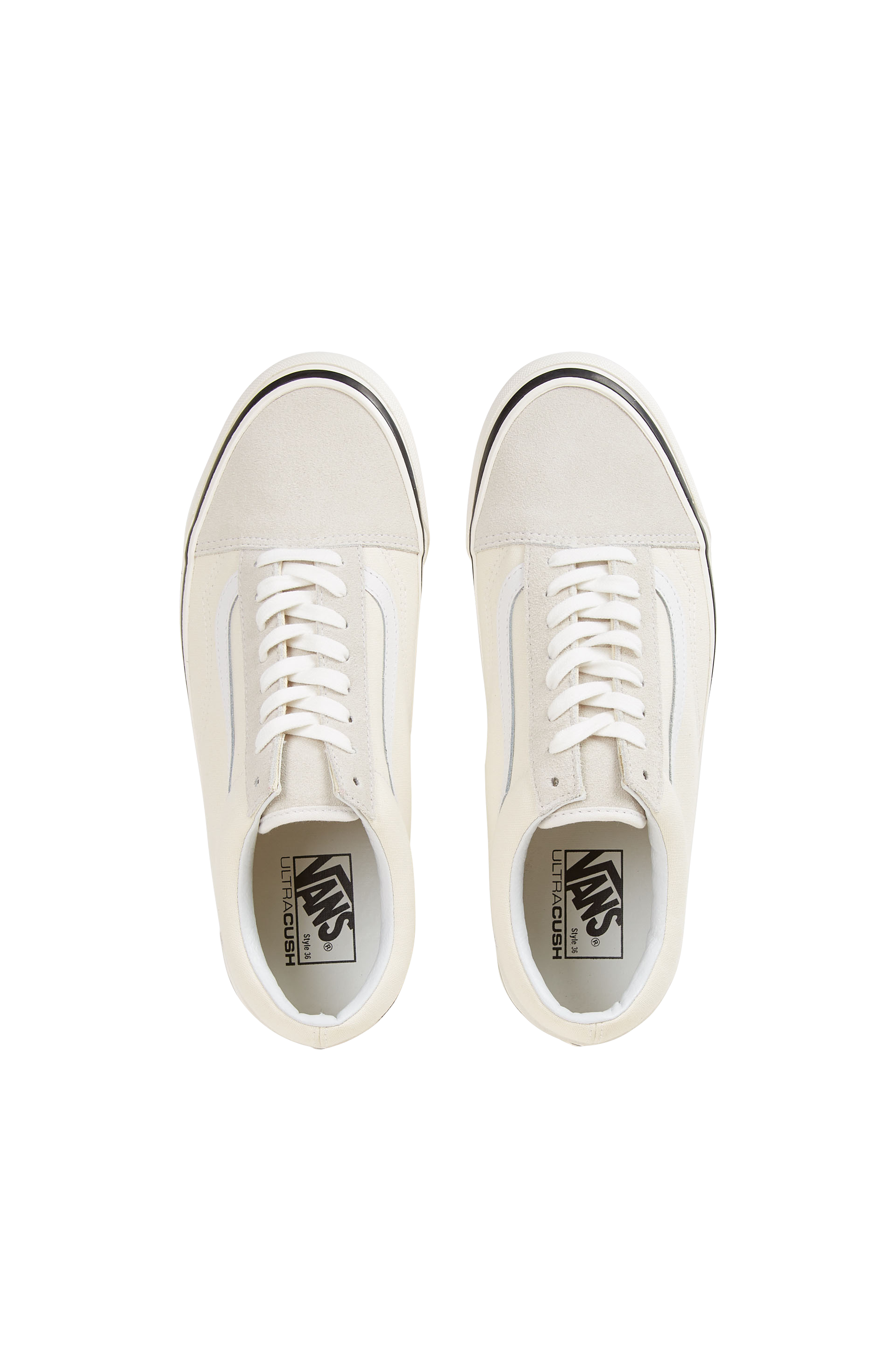 vans cuir blanche