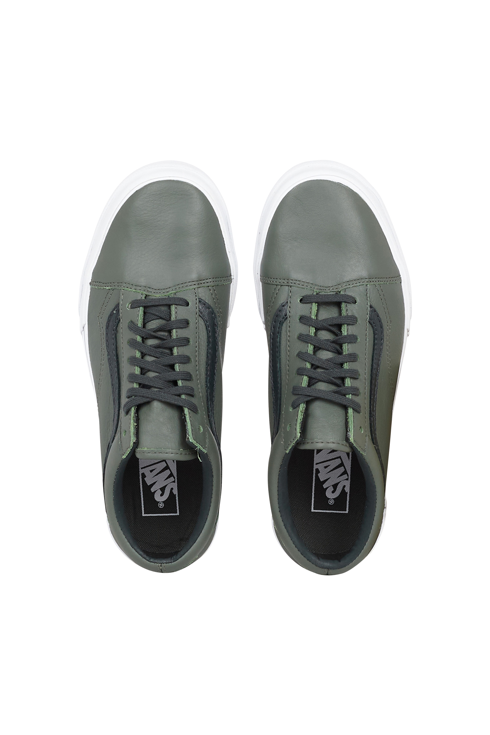 vans vert et gris