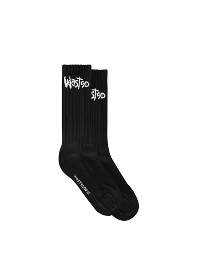 WASTED Chaussettes Noir