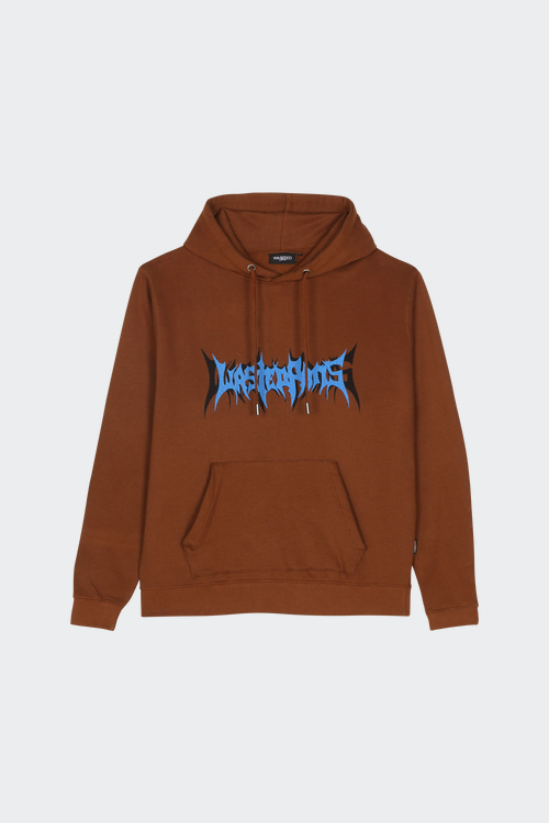 WASTED Hoodie Marron