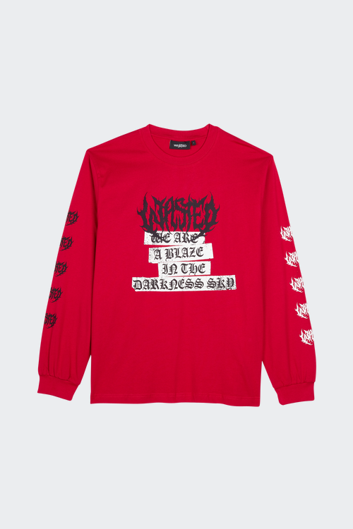 WASTED T-shirt  Rouge