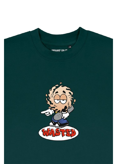 WASTED T-shirt Vert