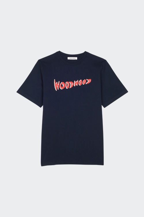 WOOD WOOD T-shirt Bleu