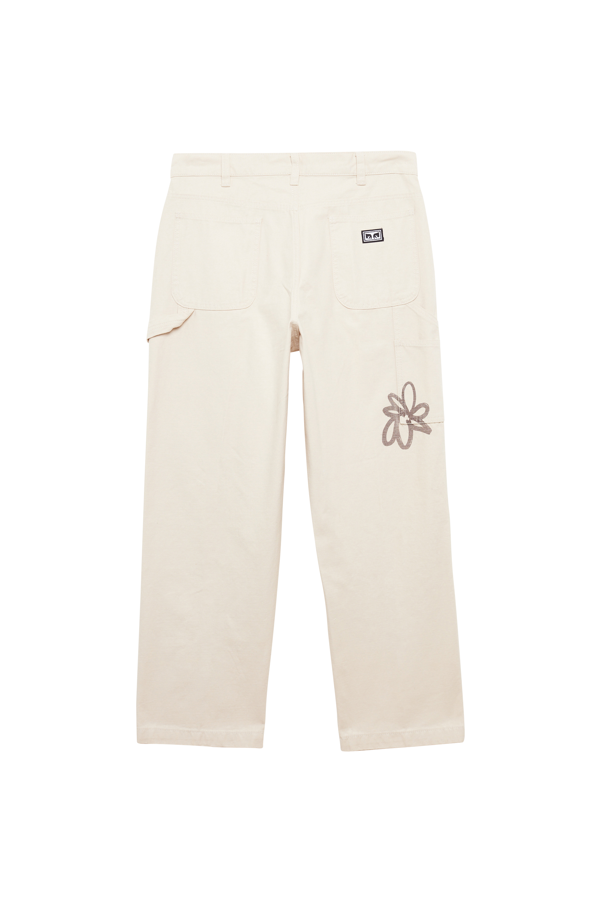Pantalon droit OBEY Beige