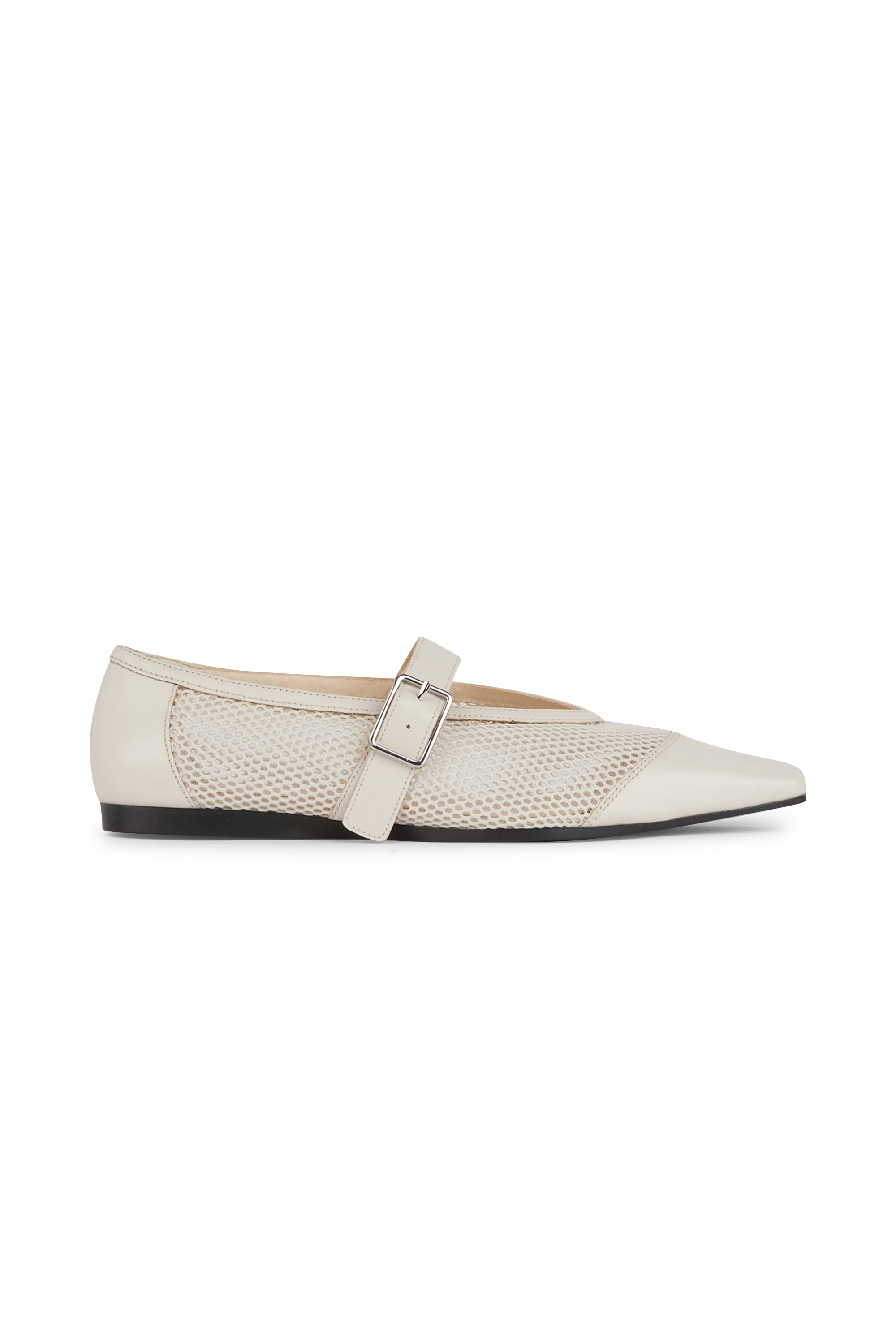 Flat furry sheepskin sandals White