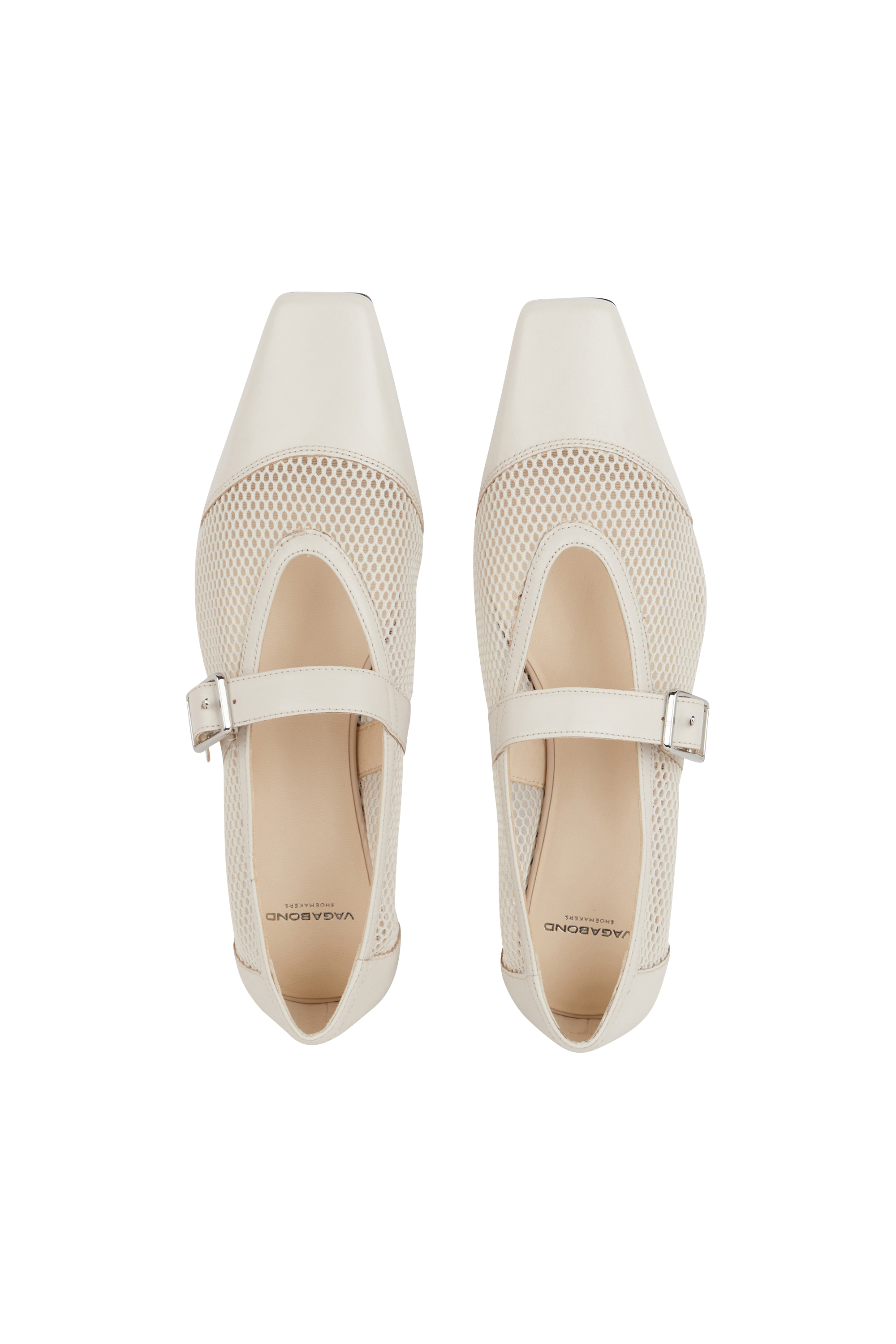Flat furry sheepskin sandals White