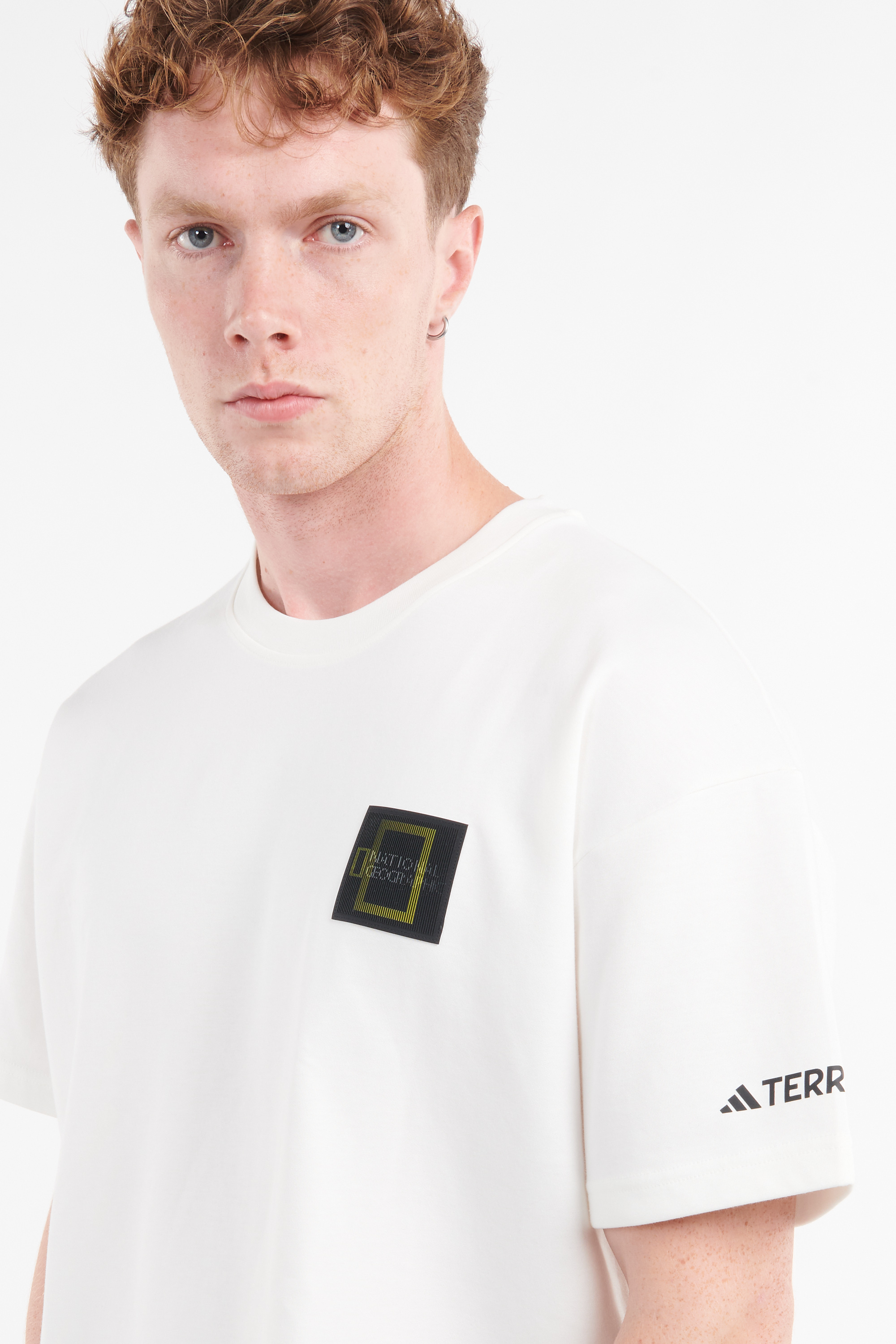 Regular-fit round-neck cotton T-shirt White