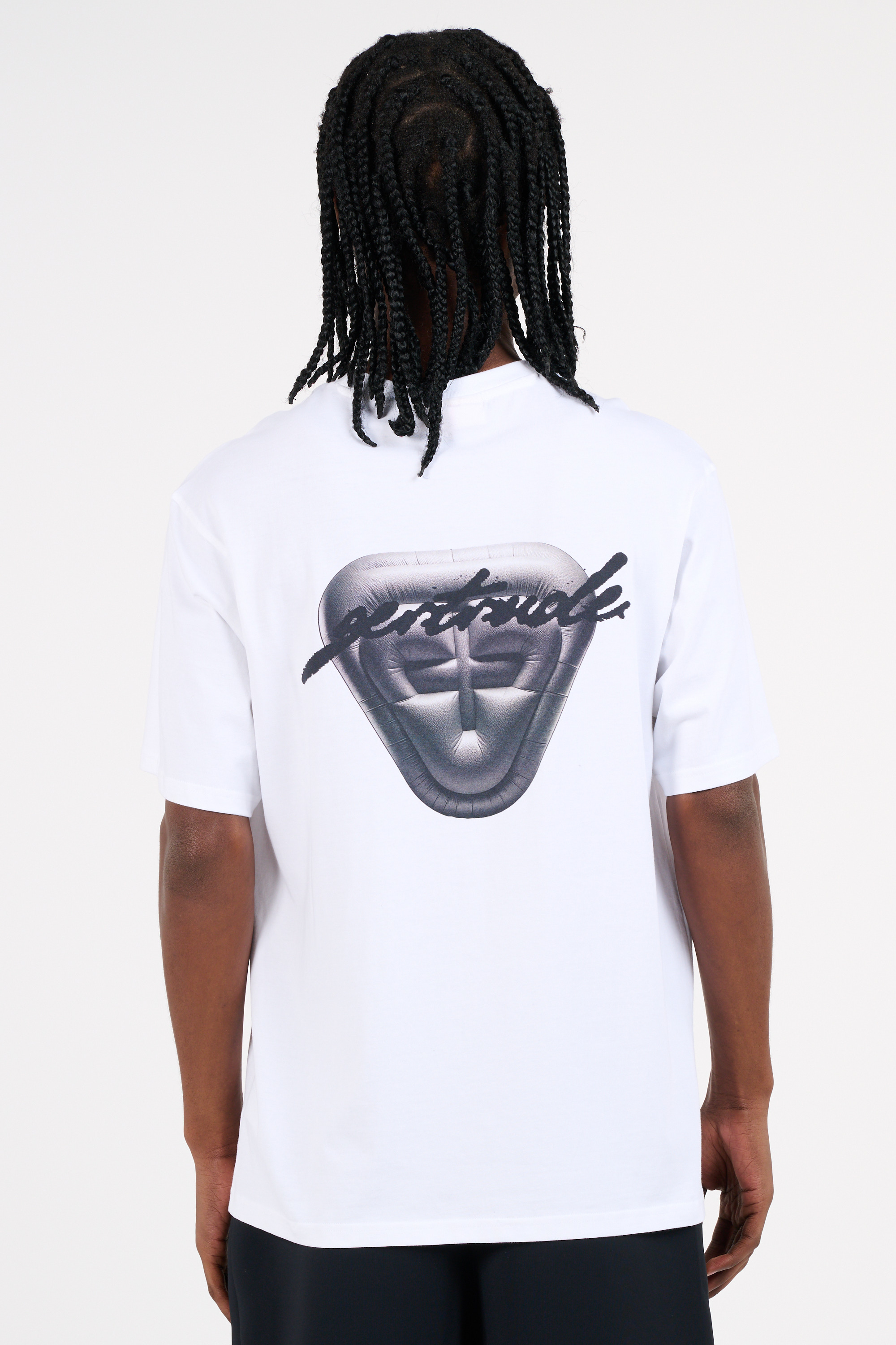 Regular-fit round-neck cotton T-shirt White