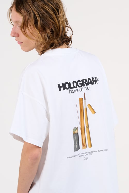 HOLOGRAM T-shirt Blanc