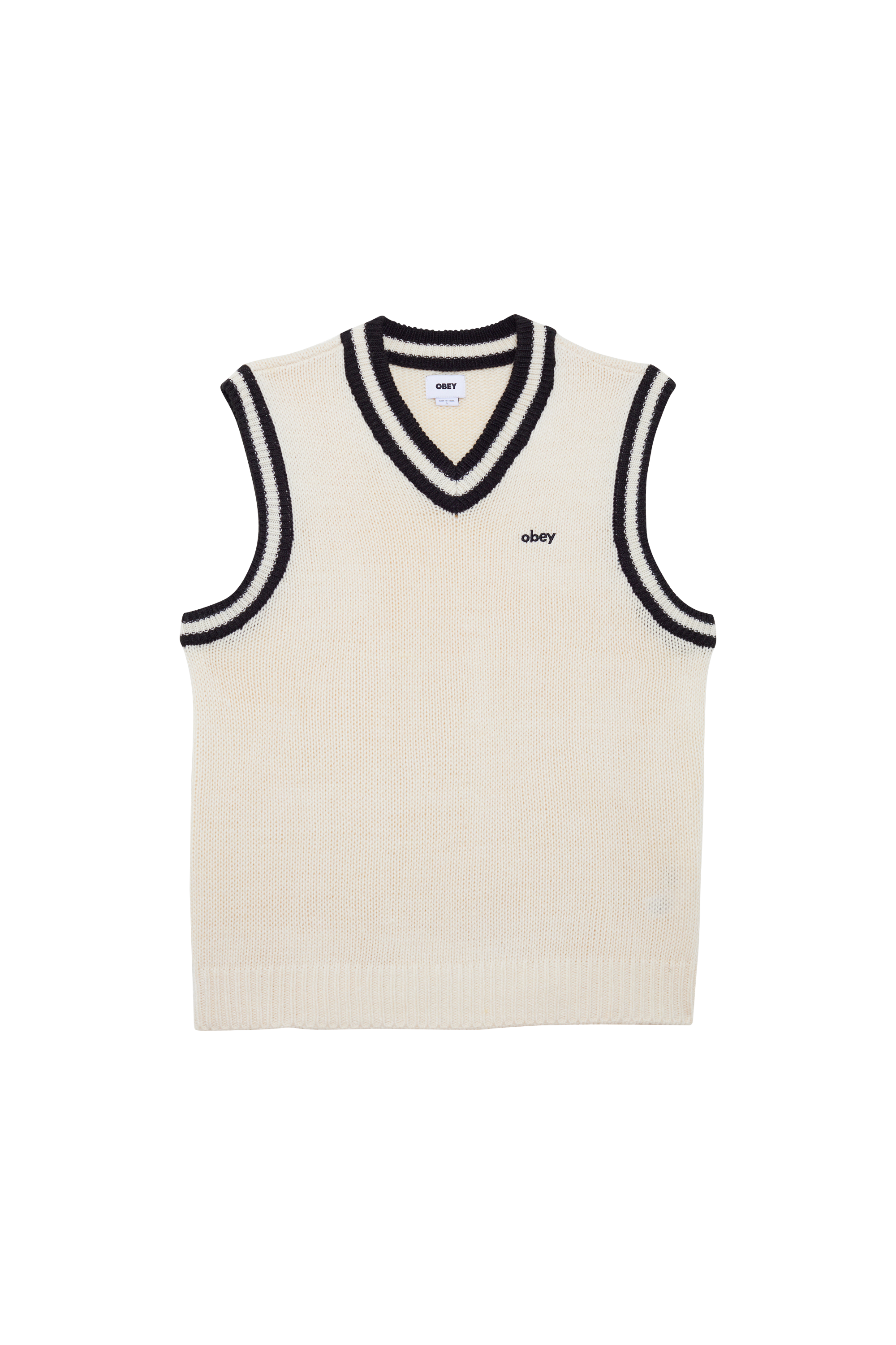 Pull sans manches Beige