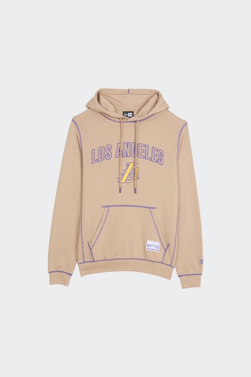 NEW ERA Hoodie Beige