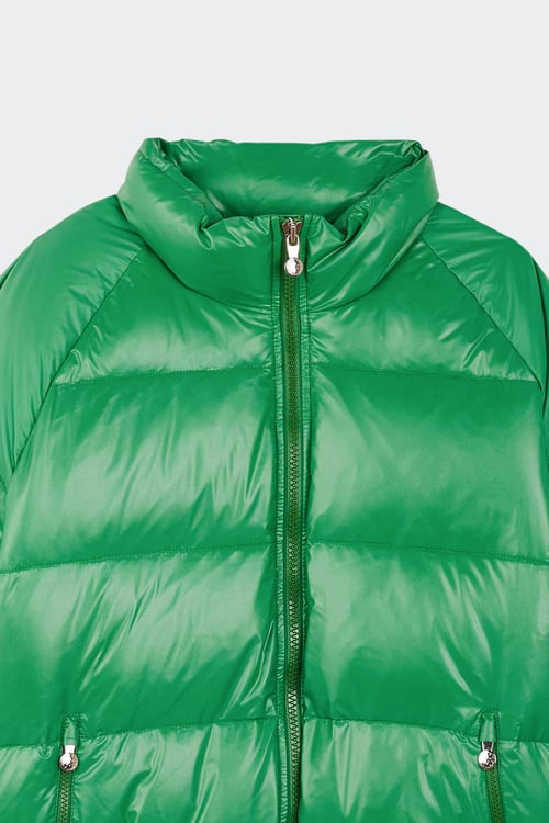 PYRENEX Lightweight quilted padded jacket with high neck Green