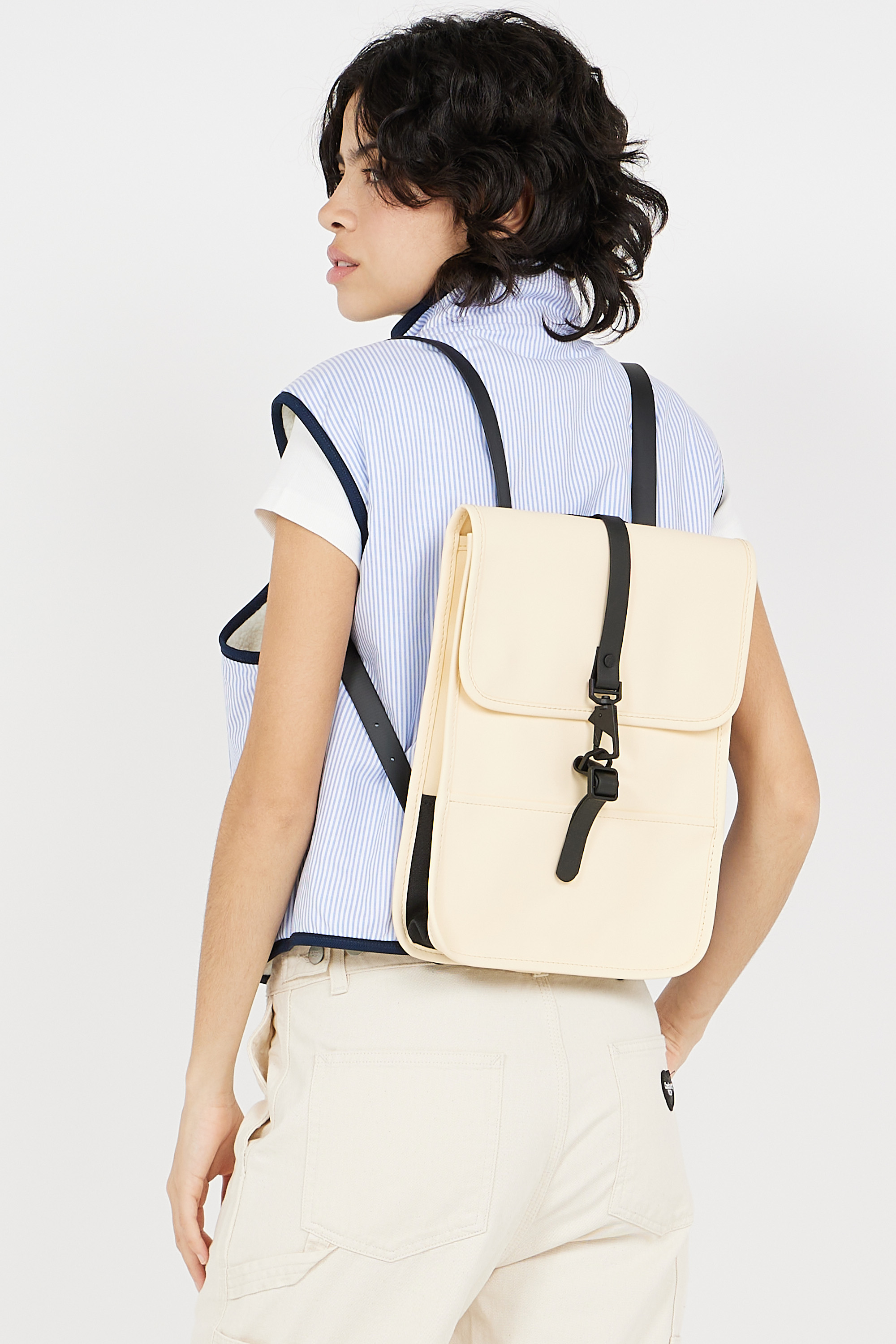 sac à dos  Beige