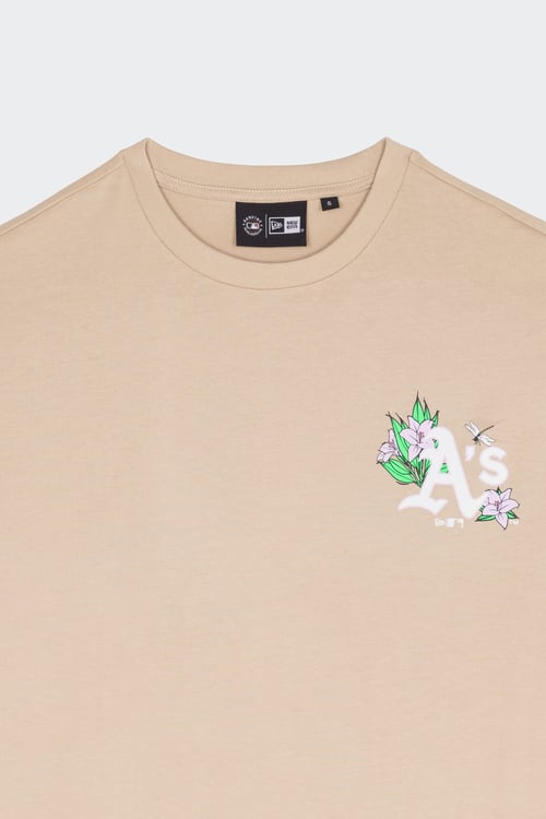 NEW ERA T-shirt Beige