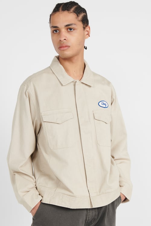 OBEY Veste Beige