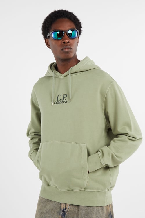 C.P. COMPANY Hoodie Vert