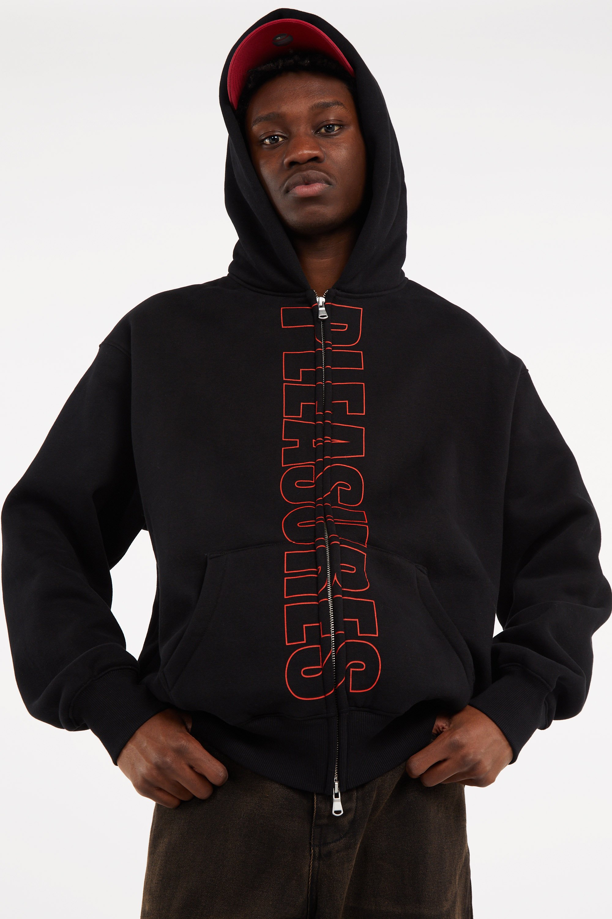 Hoodie zippé Noir