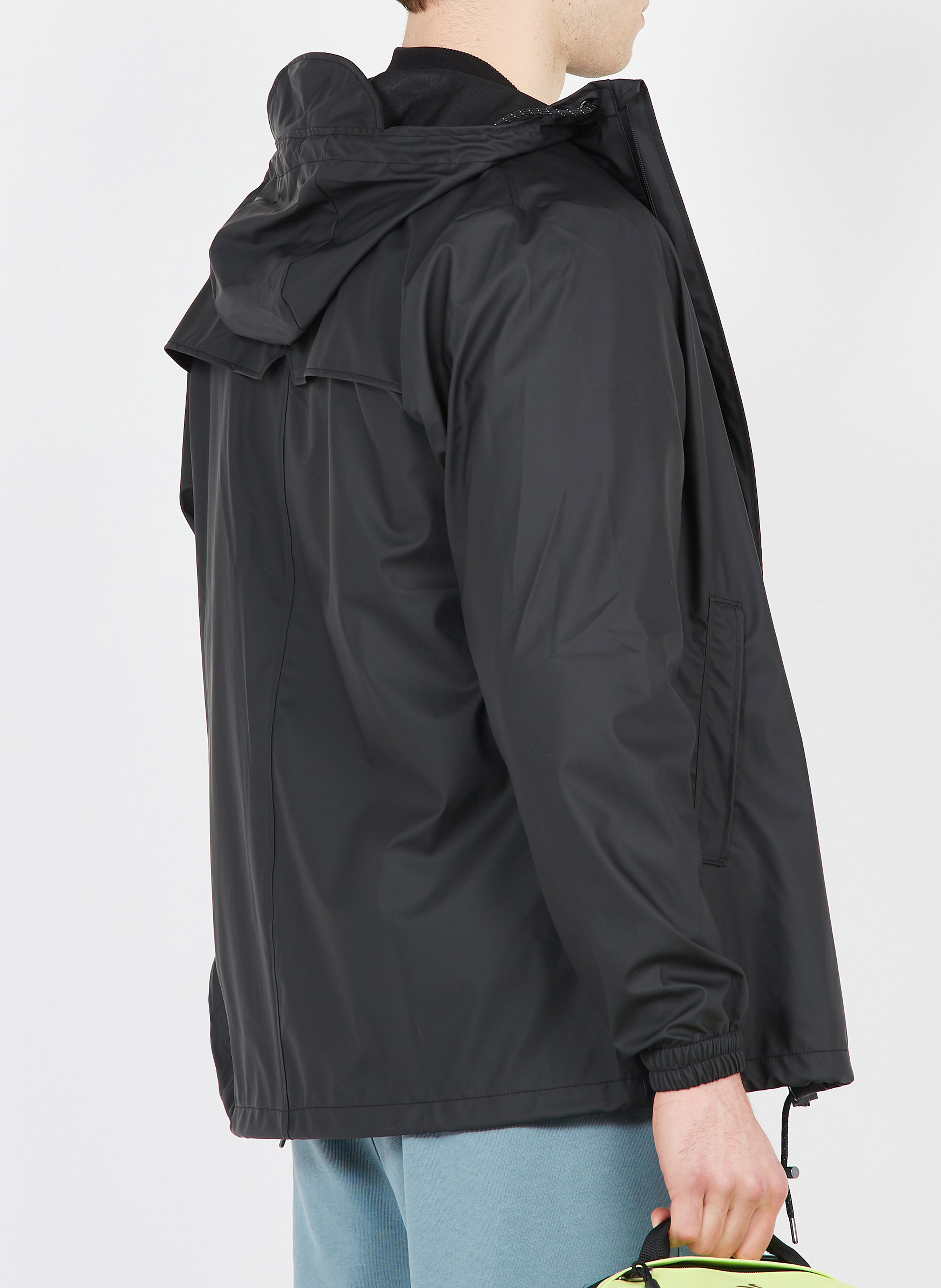 Imperméable col montant | Noir RAINS Homme