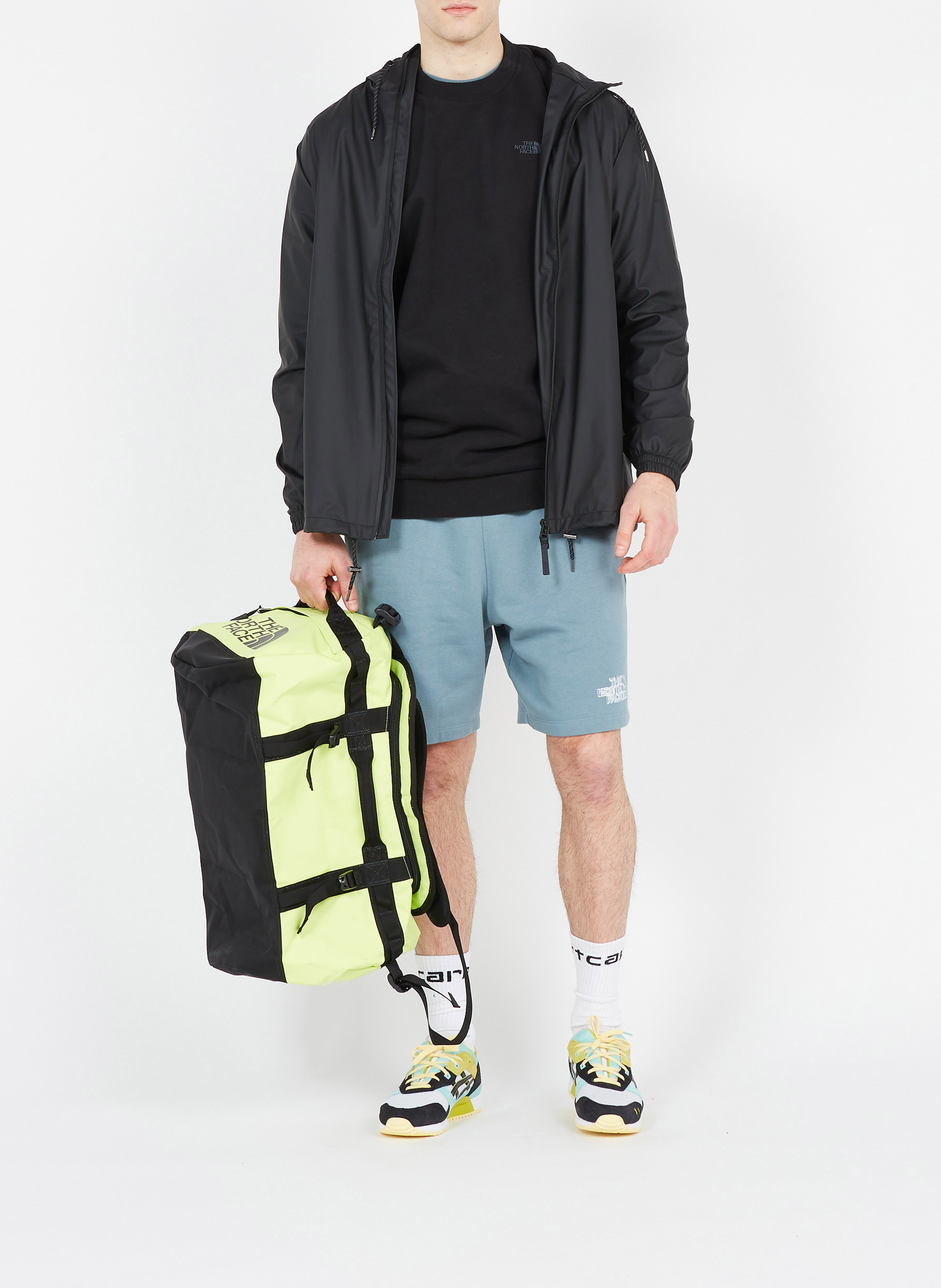 Imperméable col montant | Noir RAINS Homme