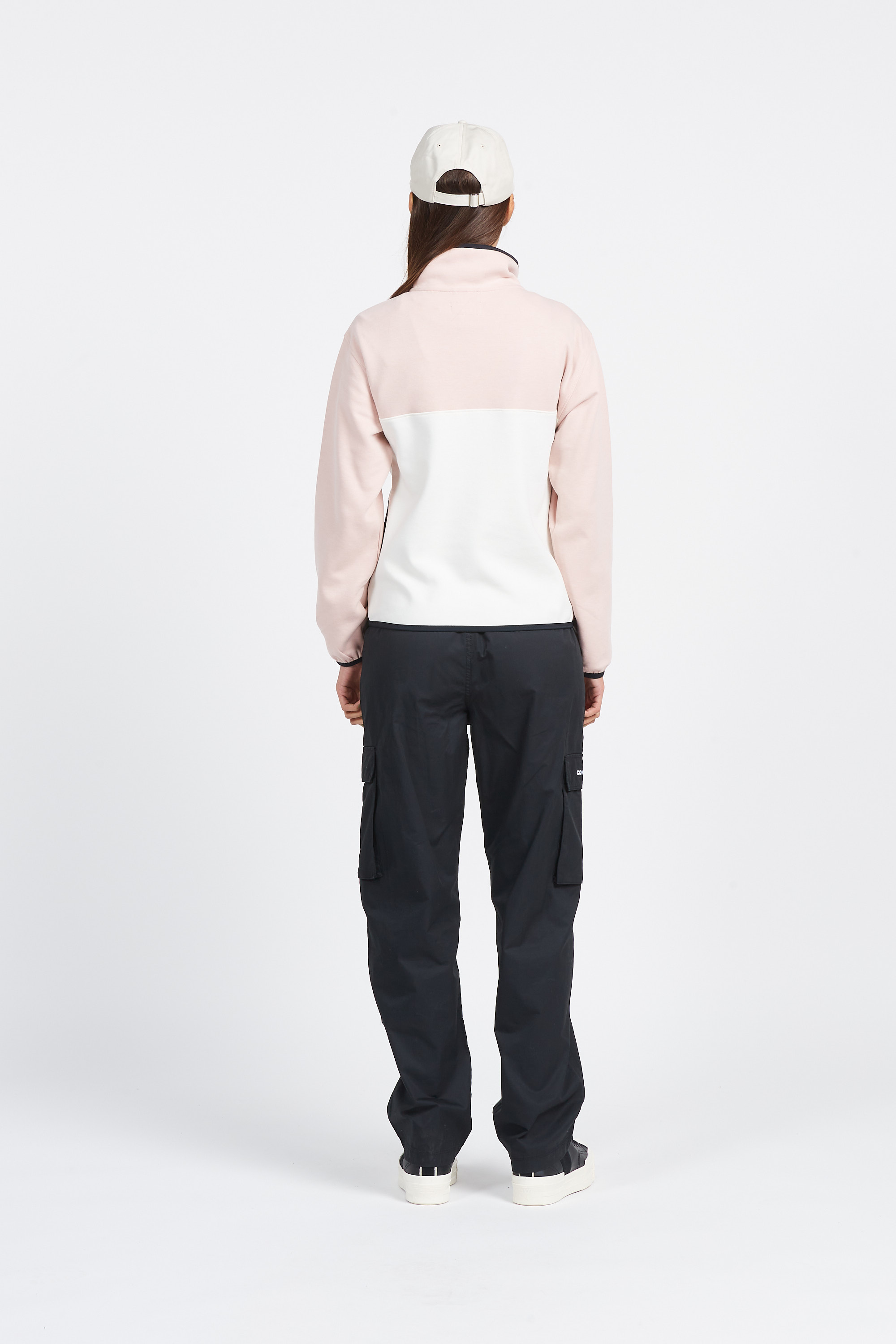 Sweatshirt zippé Rose