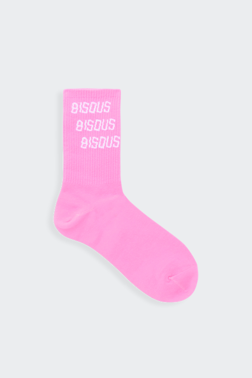 BISOUS SKATEBOARDS Chaussettes Rose