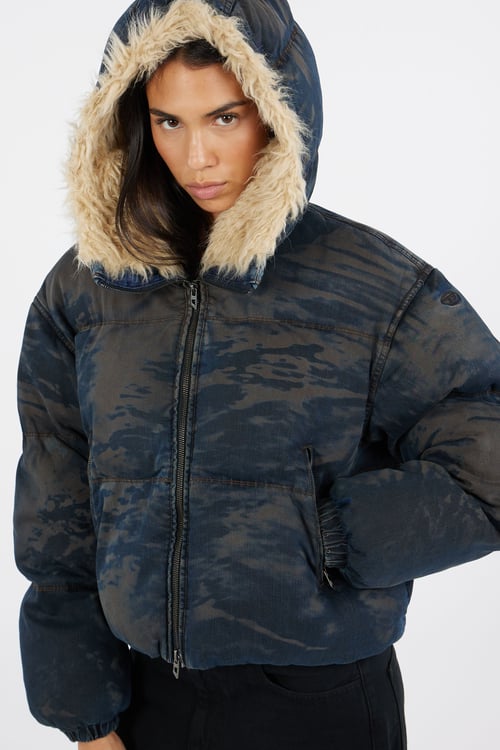 DIESEL Doudoune Marron