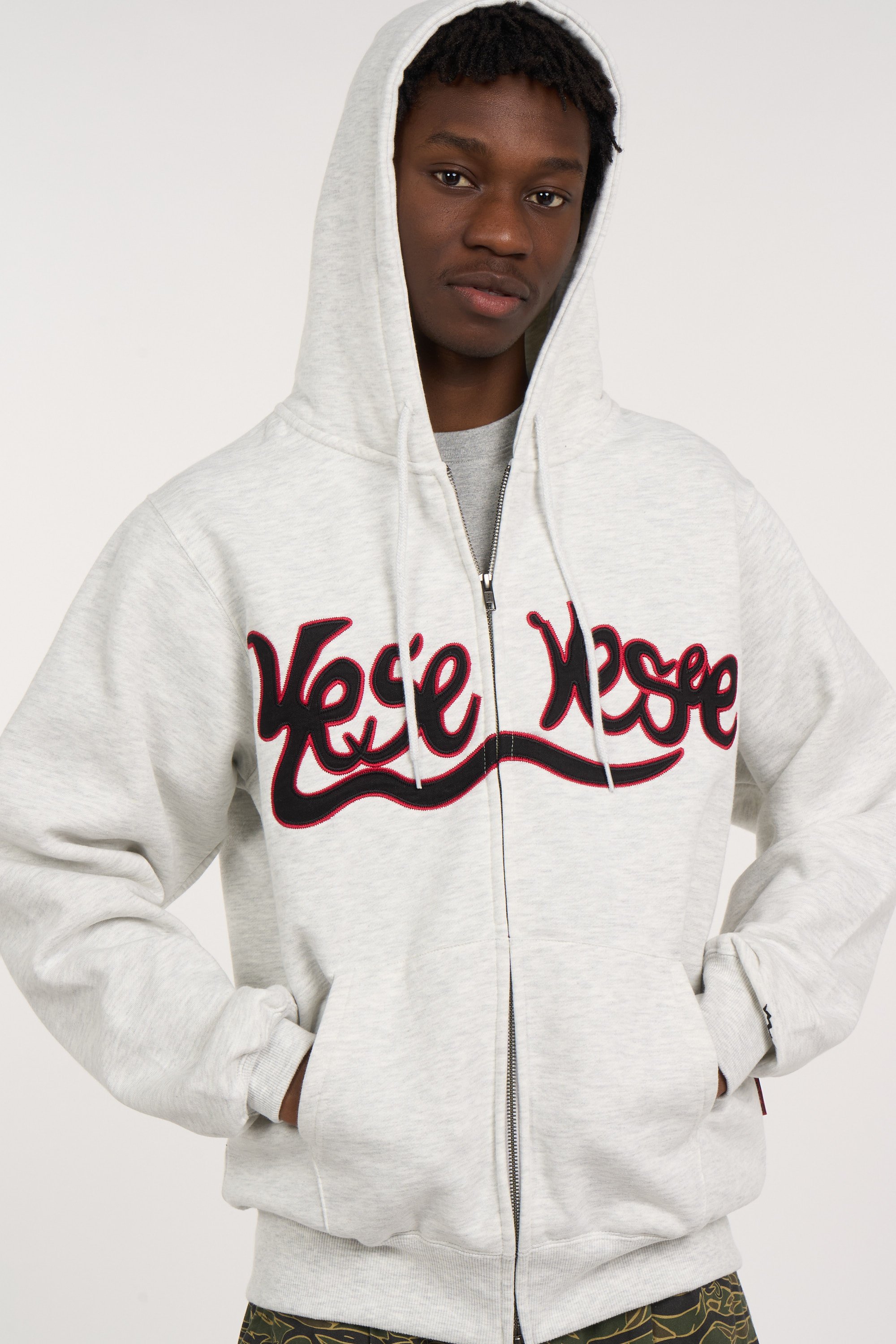 zip-up hoodie | Grey YESEYESEE Men