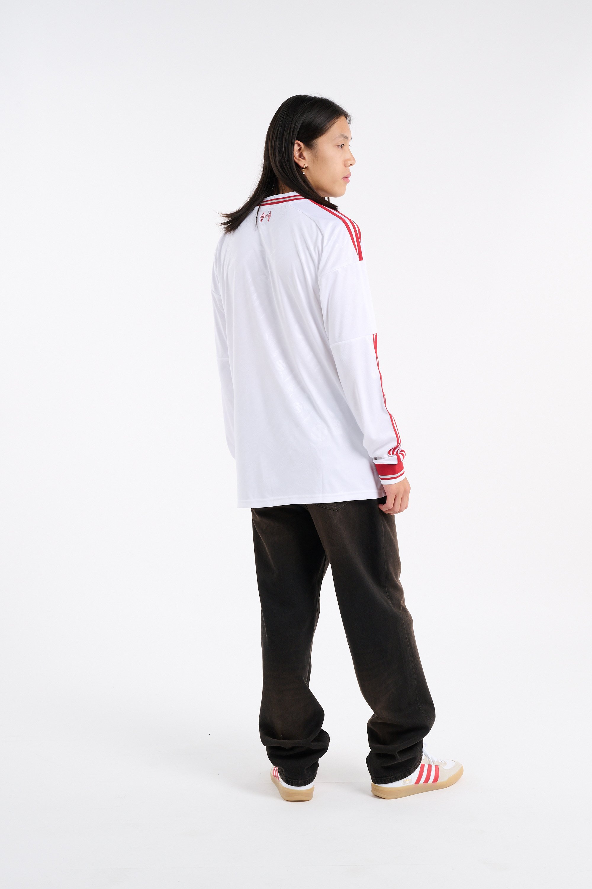 Men?s Storm 96 LO fabric and leather sneakers | White ADIDAS Men