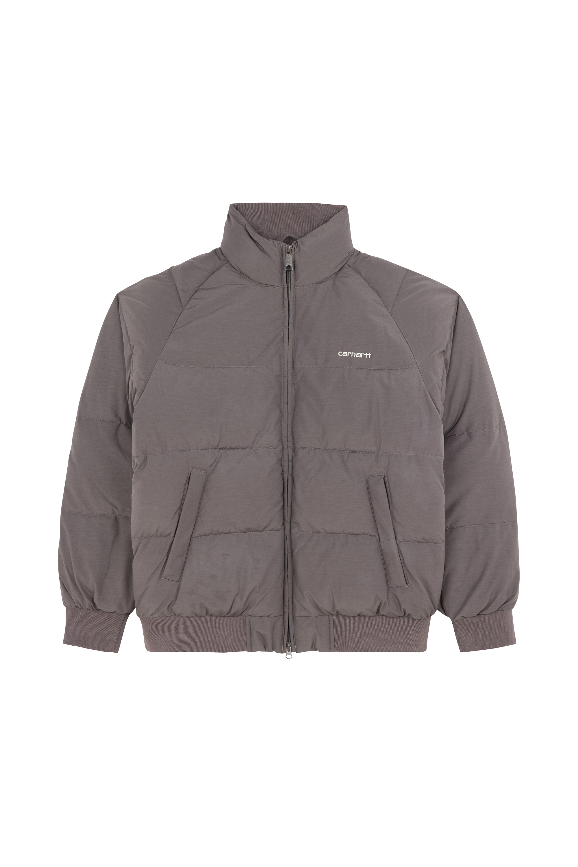 Lightweight quilted padded jacket with high neck Nebraska Jacket Porphyry / white