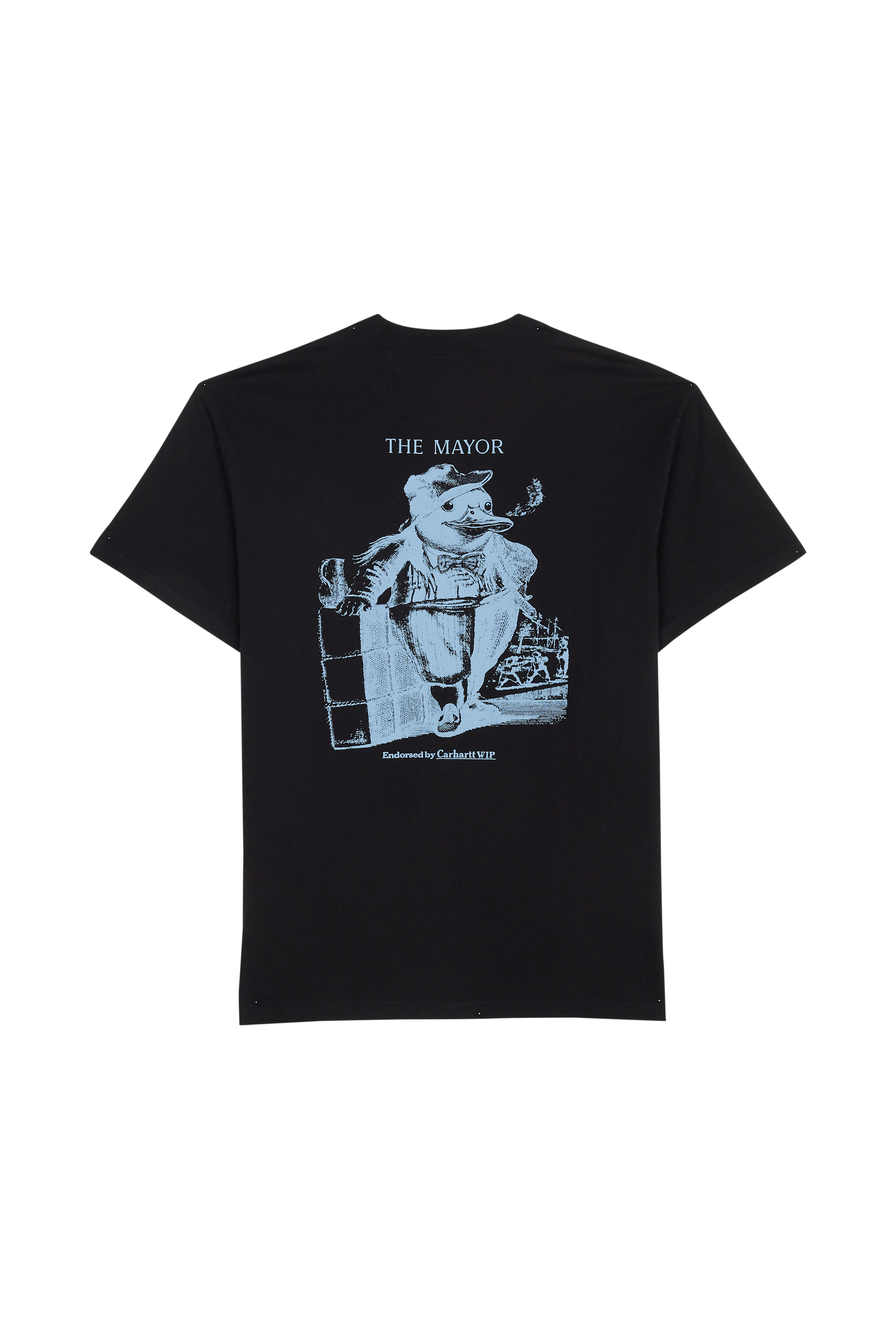 Regular-fit round-neck cotton T-shirt | Black CARHARTT WIP Men