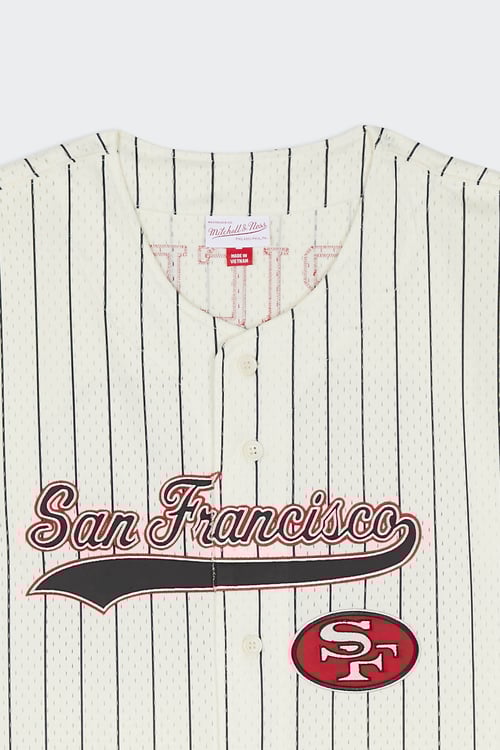 MITCHELL & NESS JERSEY Beige