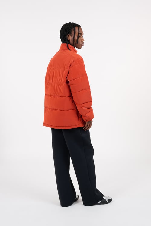 COLUMBIA Lightweight quilted padded jacket with high neck Orange