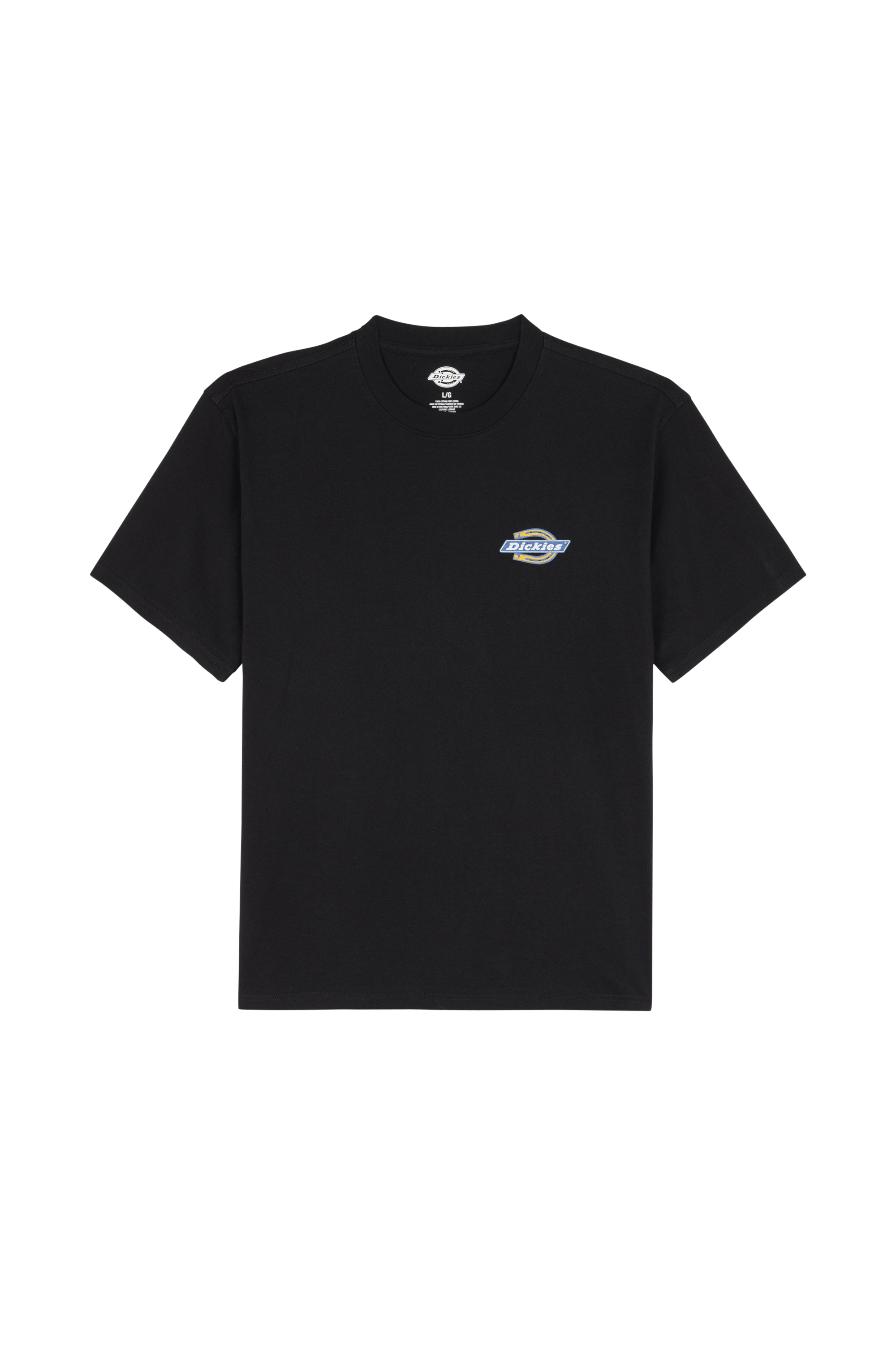 Regular-fit round-neck cotton T-shirt DICKIES Black