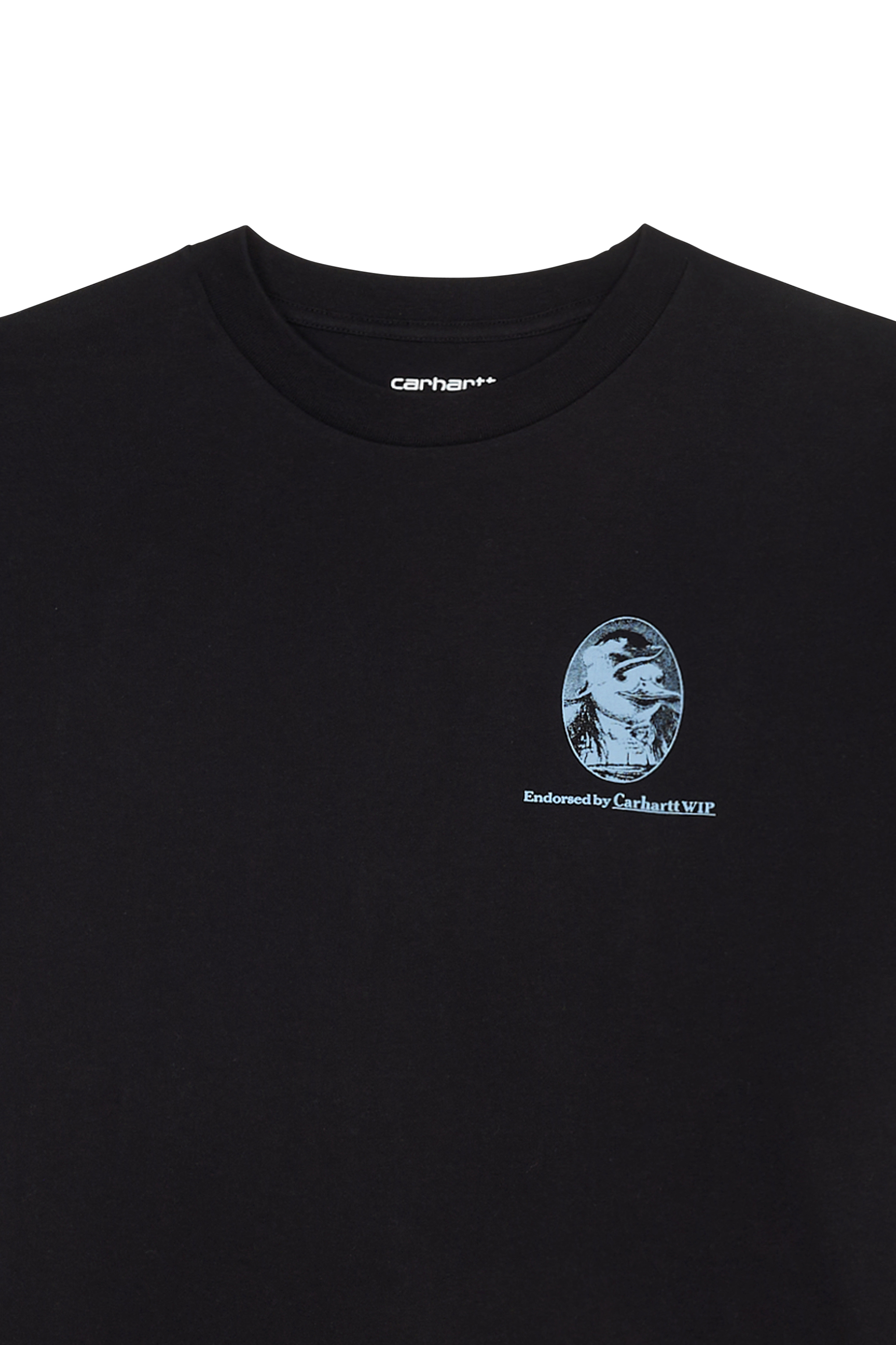 Regular-fit round-neck cotton T-shirt | Black CARHARTT WIP Men