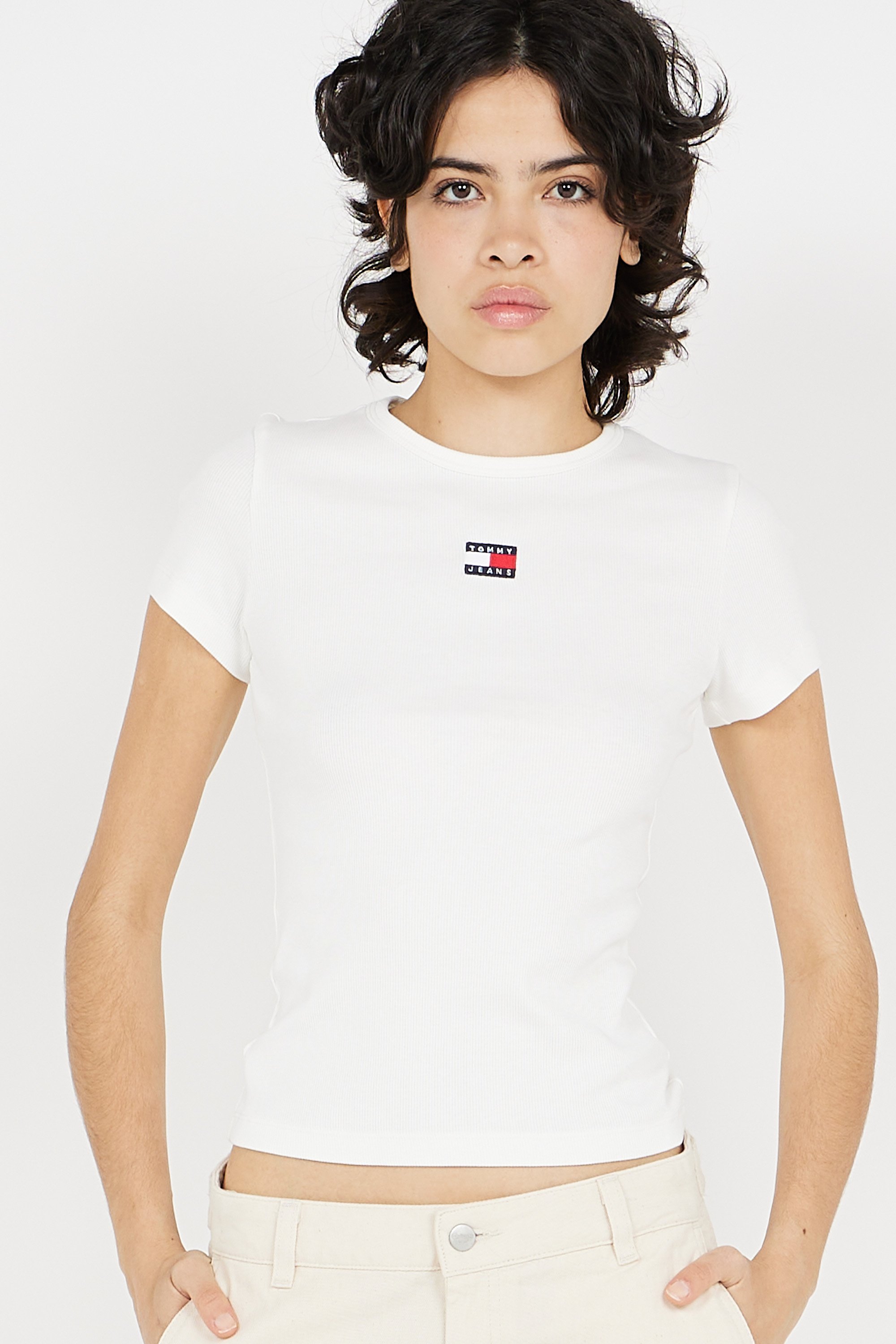 T-shirt | White by TOMMY JEANS T-shirt White