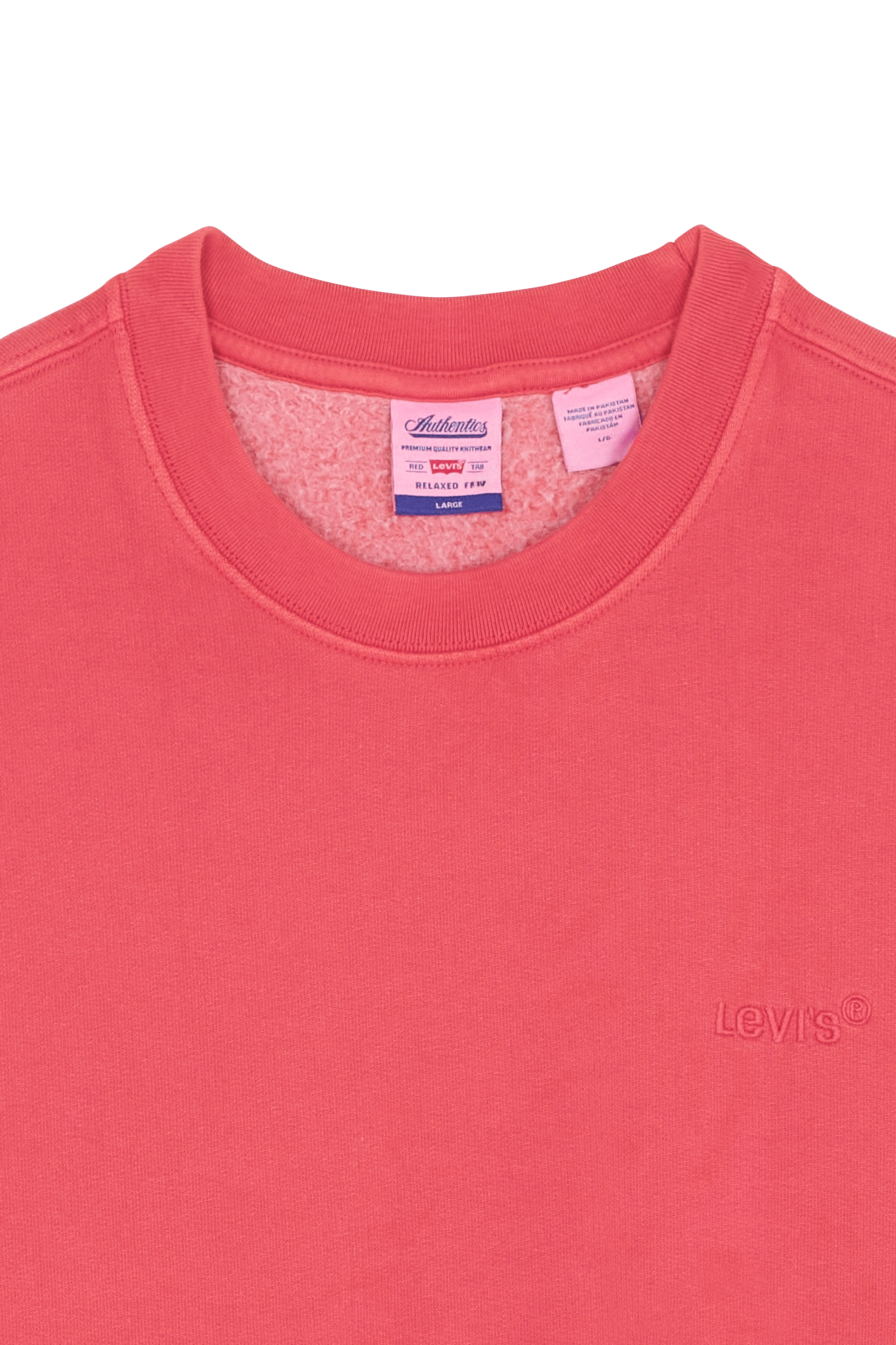 LEVI'S Sweatshirt Rouge