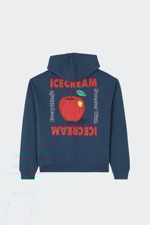 ICE CREAM Hoodie Bleu