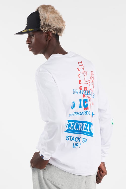 ICE CREAM T-shirt Blanc