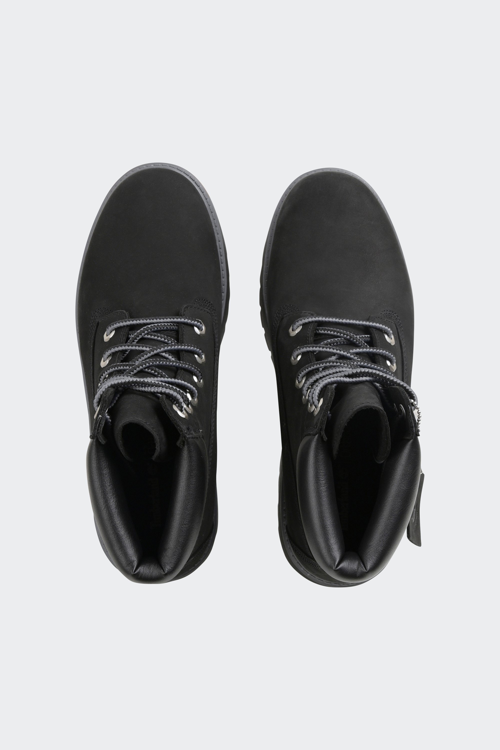 Heeled leather mid-calf boots | Black by TIMBERLAND Heeled leather mid-calf boots Black