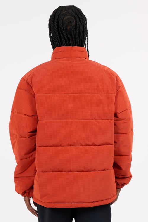COLUMBIA Lightweight quilted padded jacket with high neck Orange