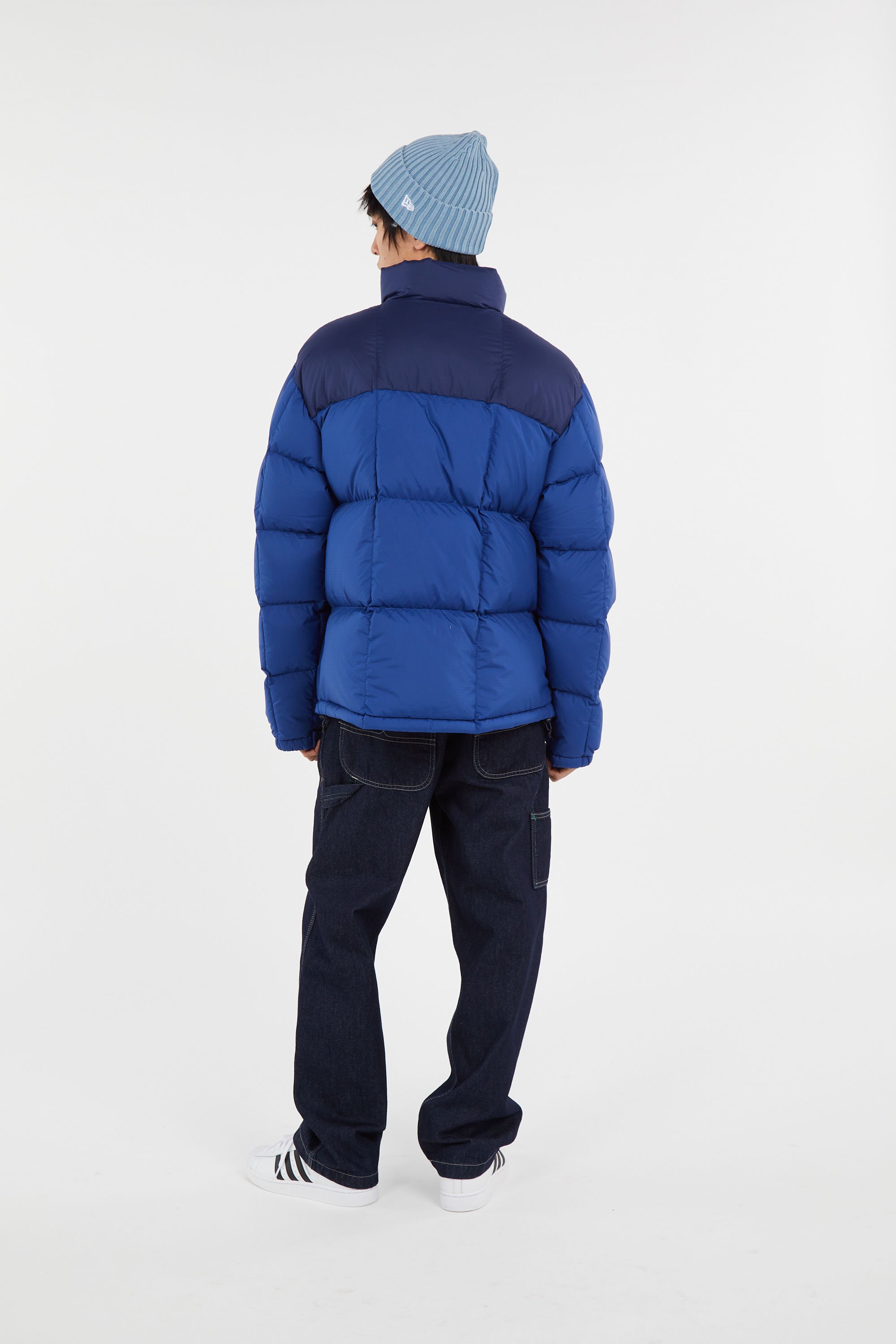 Lightweight quilted padded jacket with high neck Multicolored