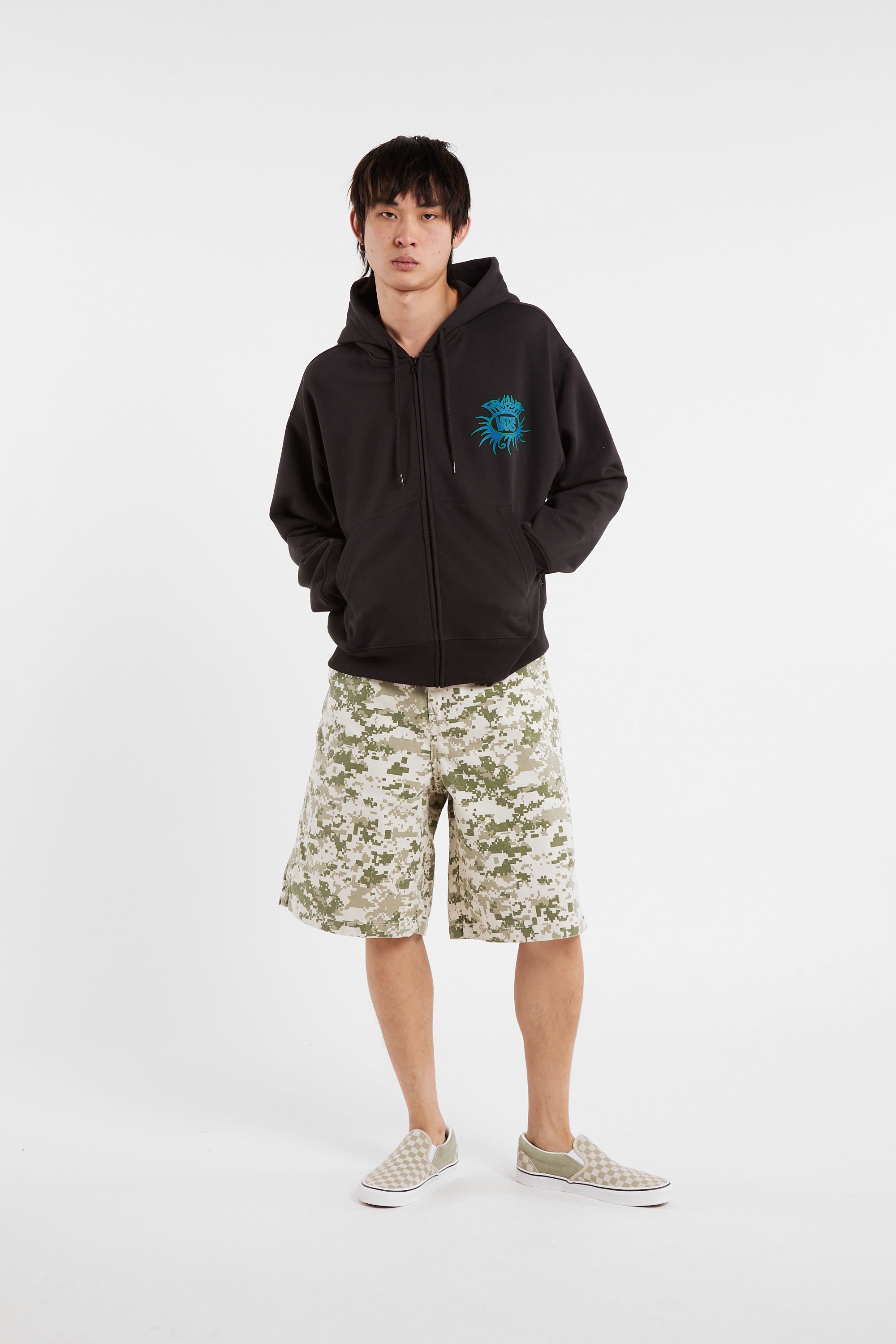 Hoodie zippé VANS Noir