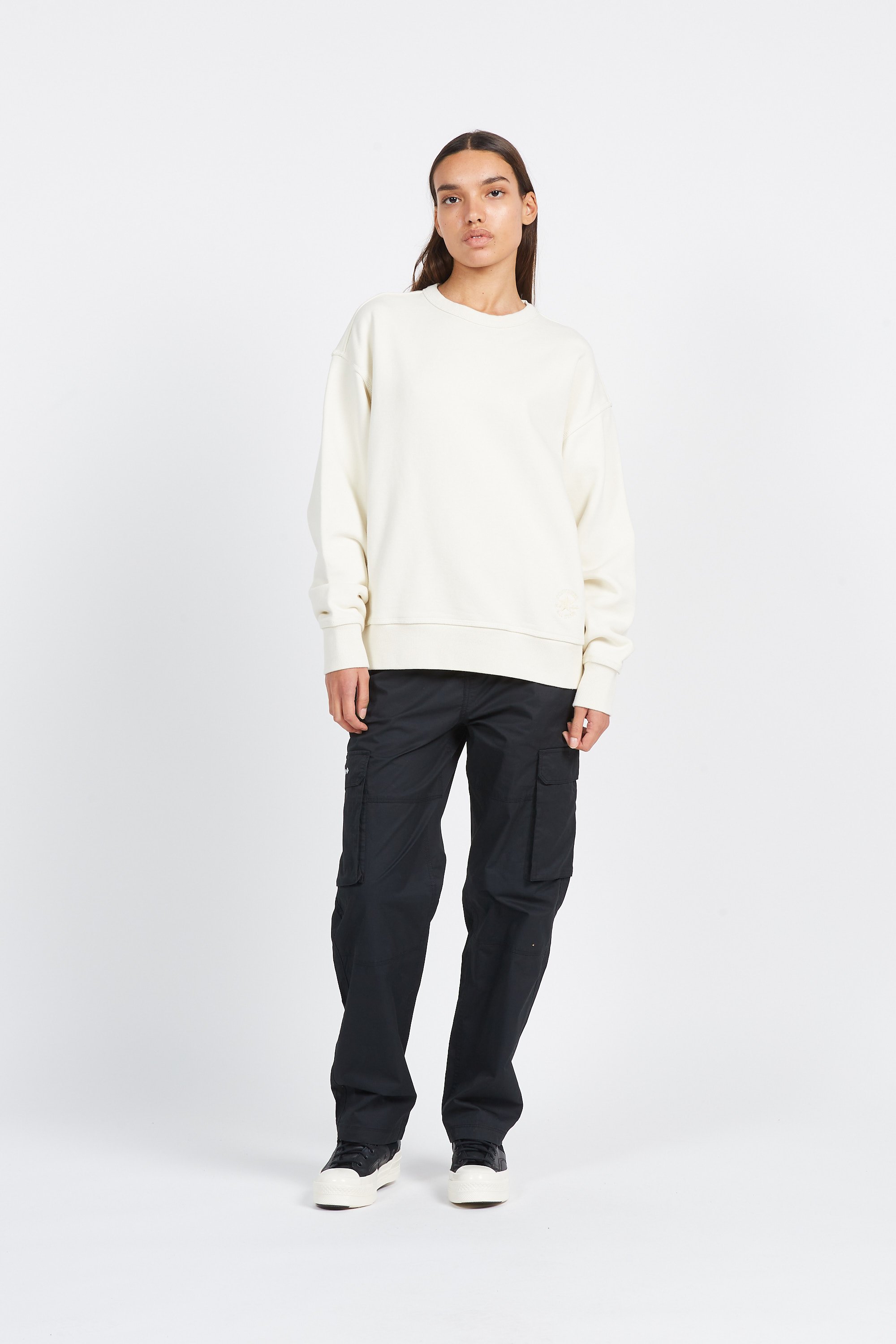 Sweatshirt | Beige by CONVERSE Sweatshirt Beige