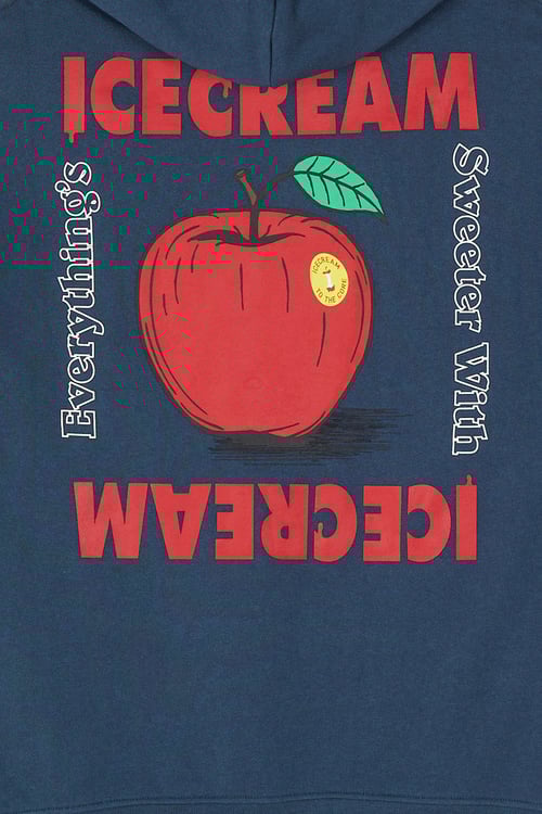 ICE CREAM Hoodie Bleu