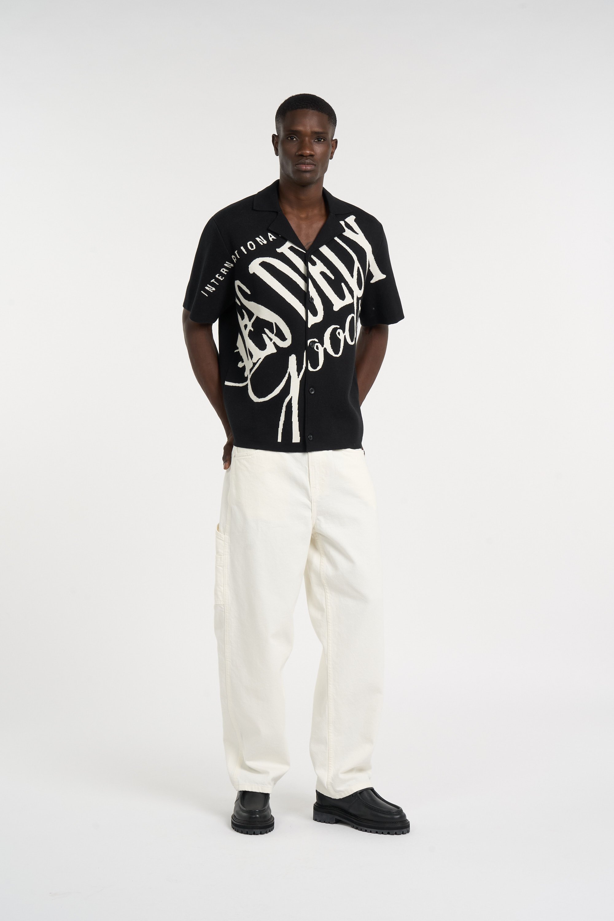 Wide-leg jeans LES DEUX White