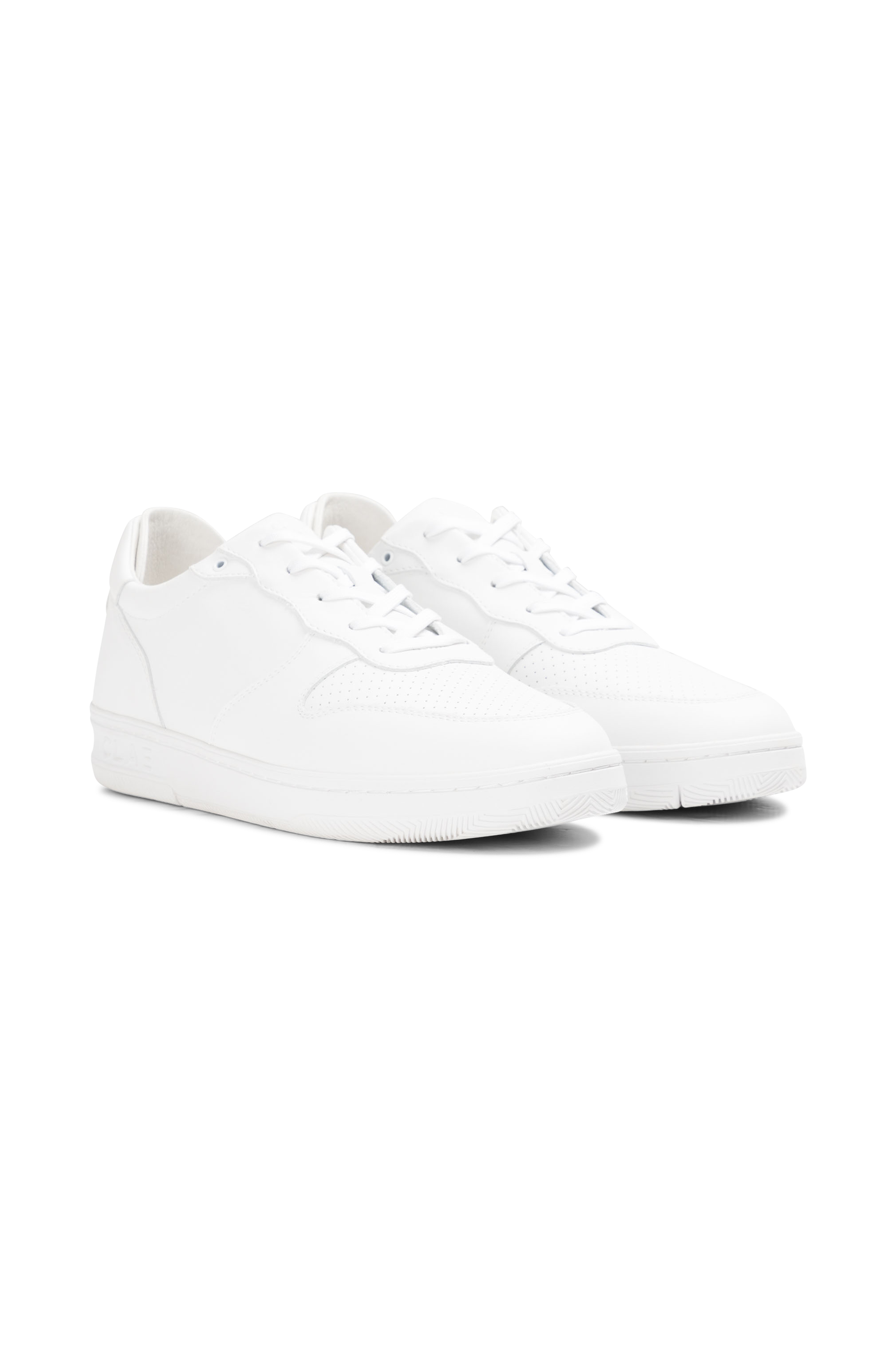 Low-top leather sneakers White