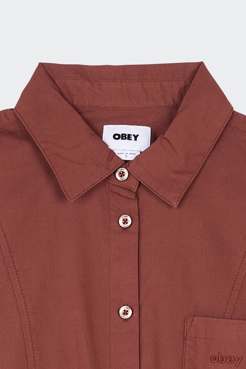 OBEY Chemise Rouge