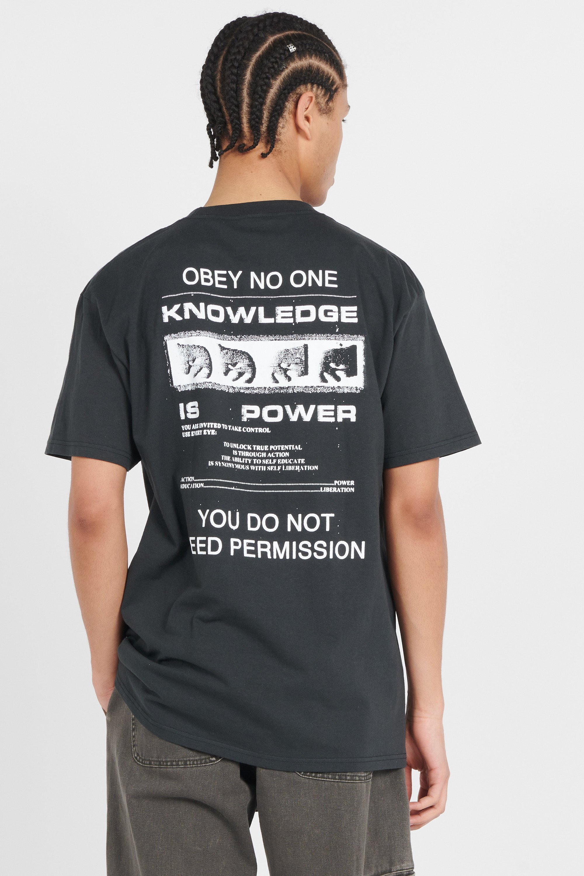 T-shirt | Noir OBEY Homme