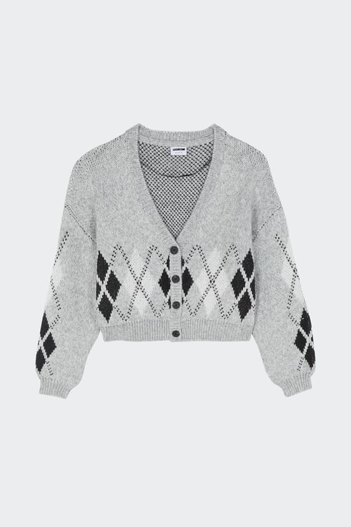 NOISY MAY Cardigan Gris